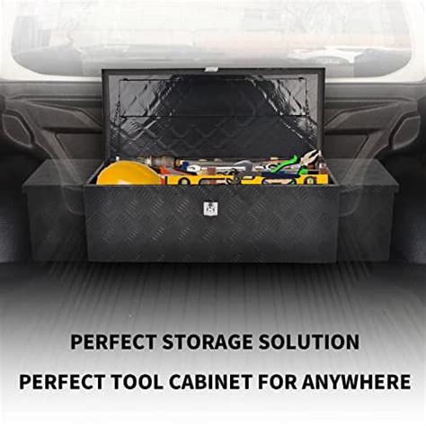 44 x 12 x 15 metal truck storage box|44 Inch Aluminum Truck Bed Tool Box Underbody .